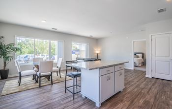 Kitchen island and pantry*